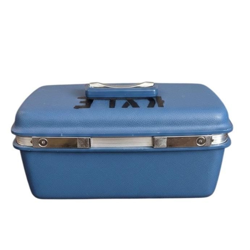 Samsonite Vintage Train Case Vanity Luggage Mirror Compartments Retro Travel
